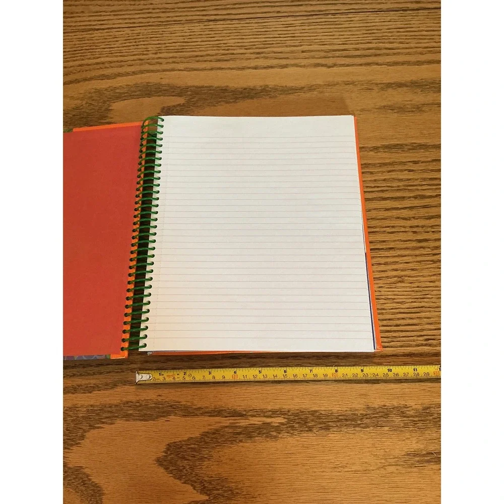 Vintage Disney Store Mickey Minnie Mouse Floral Spiral Notebook Pluto Sketch Pad
